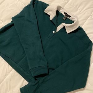 Collar crop top - Medium weight